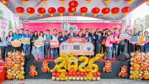 桃園年貨大街開幕 慈濟擺攤宣導