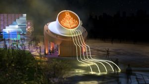 台灣燈會攜台電打造城市暖光咖啡館