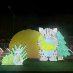 南投燈會原民燈區「光舞豐年」同步放光