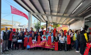 台南市昆和之友會舉辦名家現場揮毫贈春聯活動