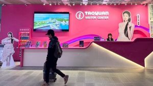 國門第一站遇見舒華 A12桃園遊客中心改裝 舒華主題牆驚艷亮相