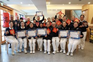 大安區志工春安送暖 警消前線感恩迎新春