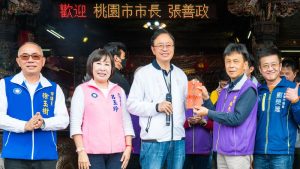 張善政走春參香 祈願桃園更好