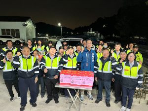 吳宗學走訪北屯守望相助與警消清潔隊