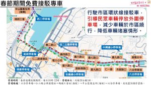 春節連假 請多利用大眾運輸系統