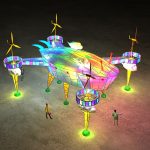 台灣燈會在嘉 打造無人機主燈