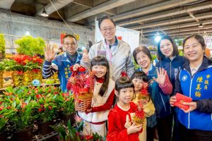 假日花市營業16天 張善政邀市民採買