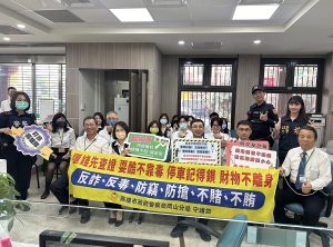 岡山分局防搶演練不馬虎