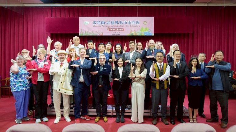 波特蘭-高雄姊妹市訪問團訪議會 再續38年姊妹市情誼