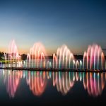 蘭潭音樂噴泉水位偏低今起暫停演出