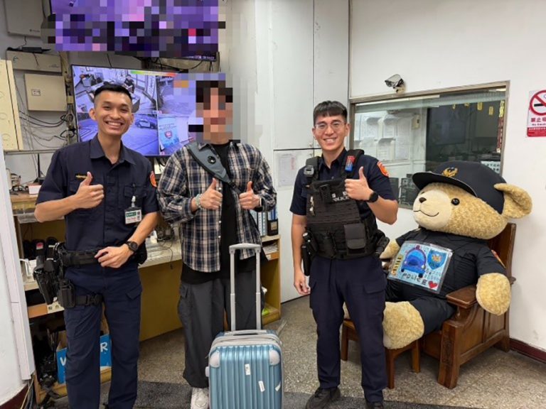 賽前行李遺失 韓籍健身團隊謝警尋回