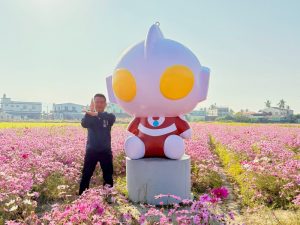 超人力霸王現身美濃杉林 守護繽紛花海感受大地之光