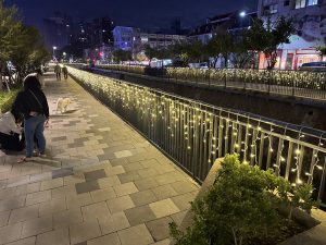 梅川星光水岸 點亮北區夜色新風景