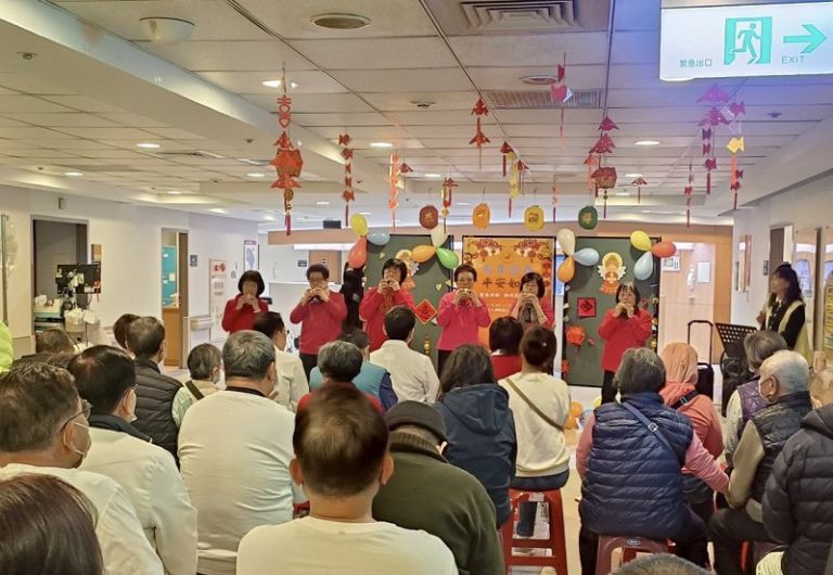 基隆長庚歲末祝福 陪伴病患迎新年