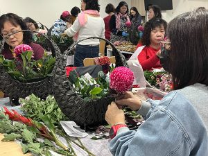大甲區農會辦花藝體驗獲好評