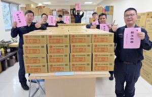 警友兩百箱泡麵為大雅警分局應援