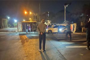 南投奪命車禍！廂型車碰撞側翻 乘客被甩飛釀2死