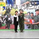 王惠美赴台南官田 探視彰化子弟兵