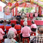 敦和社區頭牙吃丁酒 許淑華同樂