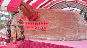 開山廟28,888斤大神龜 豪晟水電擲筊五聖抔抱走