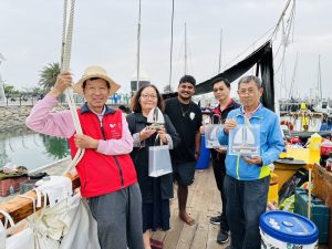 帛琉「無私分享號」抵高 前鎮與大潭國小歡迎