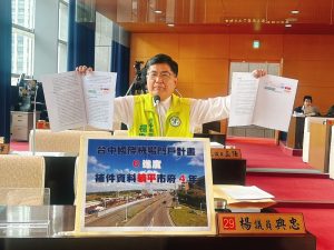 台中國際機場門戶計畫八年零進度 楊典忠批市府擺爛、失職