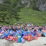 基市產發處發起 逾300人基隆嶼淨灘