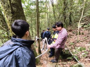 鳶嘴山步道引導繩遭蓄意破壞 林保台中分署籲山友提高警覺