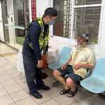 老翁迷途 陽明警暖心照護助返家