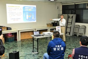 謝國樑與仁愛區市民 分享市政成果