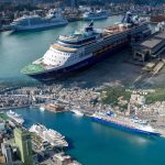 基隆港睽違7年再現三輪同靠