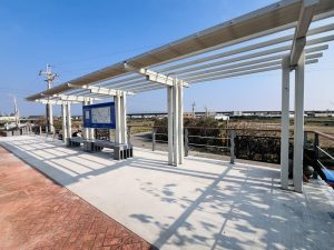 中市濱海自行車道設施 修繕完工