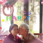 來台老兵歐喜勳夫婦歡慶鑽石婚