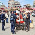 北港警加強取締朝天宮周邊違停與路霸