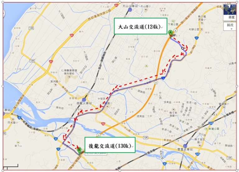 國3大山交流道南下入口 夜間封閉施工