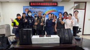 埔里和草屯警分局 提早慶婦女節