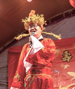 壽山巖觀音寺元宵晚會 董事長林明義宣布參選桃園議員