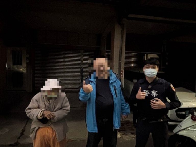 婦頭暈迷途街頭 民權警迅速查證助與家人團聚