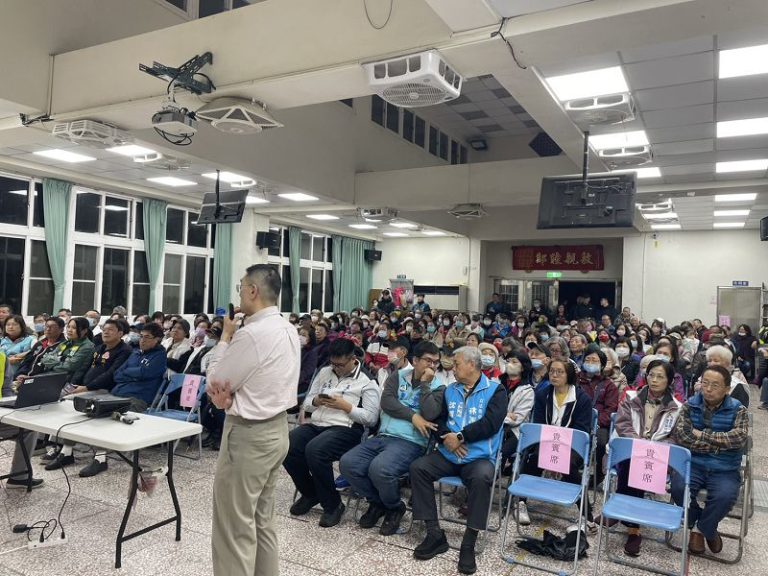 安樂區連辦2場市政說明會 謝國樑傾聽民意