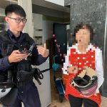 帽子離奇失蹤藏草叢 民權警助婦人找回