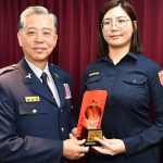 張芳瑀破門拯救輕生女子 局長公開表揚
