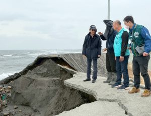 強化防汛與交通安全 劉建國會勘雲林水利道路建設