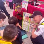 消防分隊結合書法寫生比賽 宣導防範一氧化碳中毒