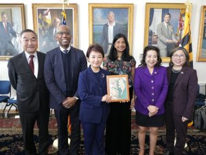 盧市長訪問團拜會馬里蘭州府 副州長盛讚女力執政貢獻