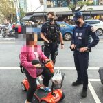 紅色代步車外型醒目 福德警憑印象助老嫗迅速尋回