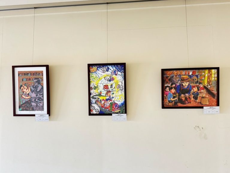 苗縣府美術廊道 打造學子藝術舞台