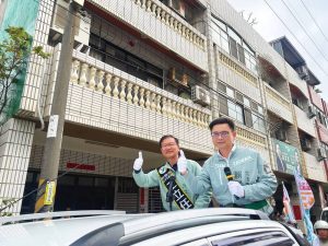 王立任車隊掃街 爭取提名競選連任