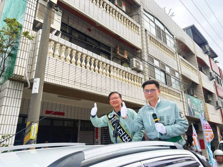 王立任車隊掃街 爭取提名競選連任