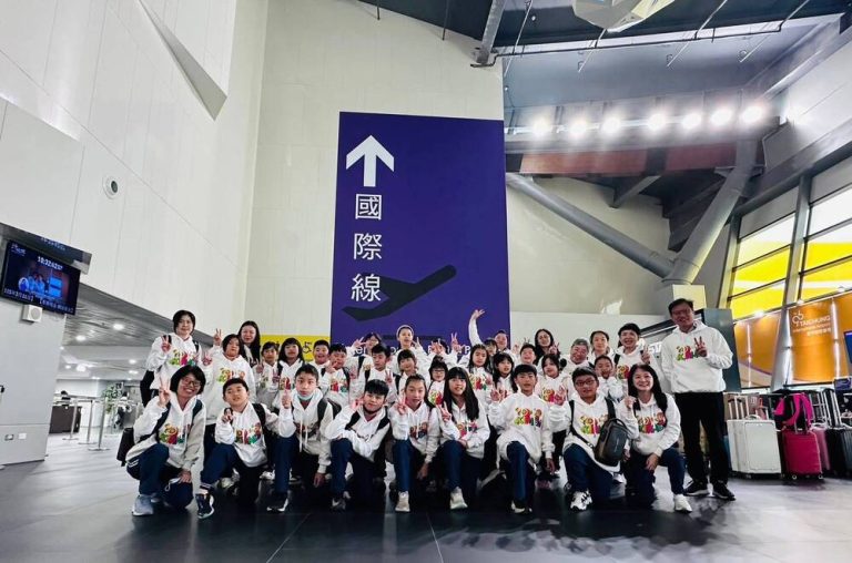 王立任邀請金門中正國小鼓吹隊 互訪交流