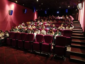 基市少年輔導委員會 邀學生共同觀賞電影